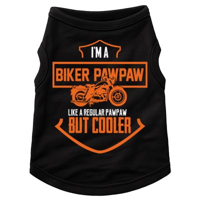 Pawpaw From Grand Biker Pawpaw Father'S Day Doggie Tank