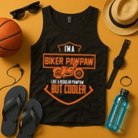 Pawpaw From Grand Biker Pawpaw Father'S Day Tank Top