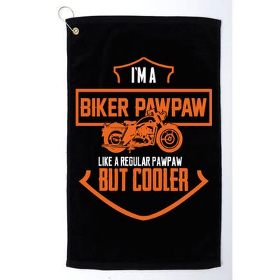 Pawpaw From Grand Biker Pawpaw Father'S Day Golf Towel
