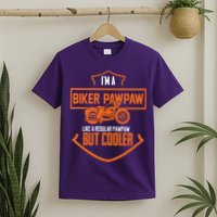 Pawpaw From Grand Biker Pawpaw Father'S Day T-Shirt