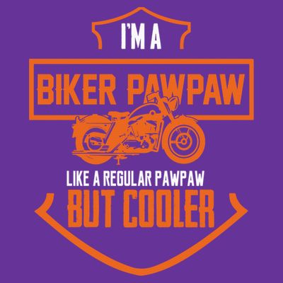 Pawpaw From Grand Biker Pawpaw Father'S Day T-Shirt