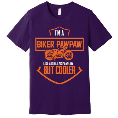 Pawpaw From Grand Biker Pawpaw Father'S Day Premium T-Shirt