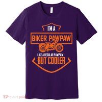 Pawpaw From Grand Biker Pawpaw Father'S Day Premium T-Shirt
