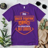 Pawpaw From Grand Biker Pawpaw Father'S Day Premium T-Shirt
