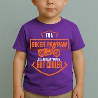 Pawpaw From Grand Biker Pawpaw Father'S Day Toddler T-Shirt