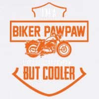 Pawpaw From Grand Biker Pawpaw Father'S Day Garment-Dyed Sweatshirt