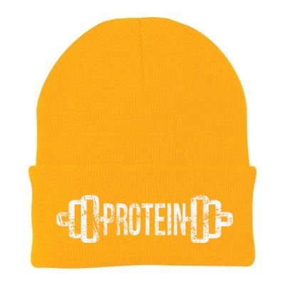 Protein Funny Gym For Gym Goers Knit Cap Winter Beanie