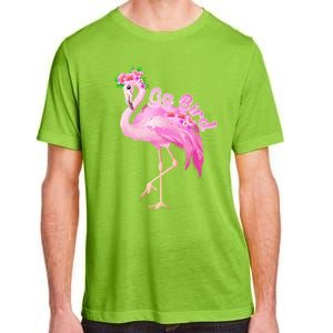 Pink Flamingo Gg Bird Christmas Gift Matching Family Gift Adult ChromaSoft Performance T-Shirt