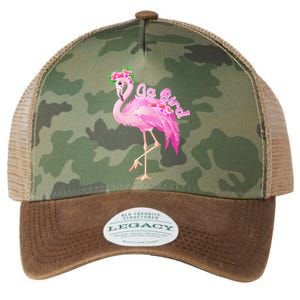 Pink Flamingo Gg Bird Christmas Gift Matching Family Gift Legacy Tie Dye Trucker Hat