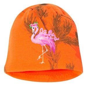 Pink Flamingo Gg Bird Christmas Gift Matching Family Gift Kati - Camo Knit Beanie