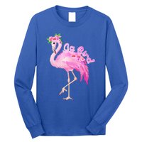 Pink Flamingo Gg Bird Christmas Gift Matching Family Gift Long Sleeve Shirt