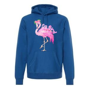 Pink Flamingo Gg Bird Christmas Gift Matching Family Gift Premium Hoodie