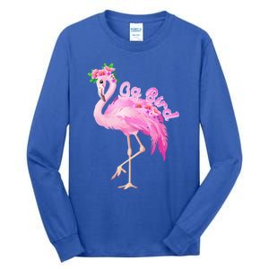 Pink Flamingo Gg Bird Christmas Gift Matching Family Gift Tall Long Sleeve T-Shirt