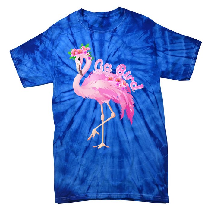 Pink Flamingo Gg Bird Christmas Gift Matching Family Gift Tie-Dye T-Shirt