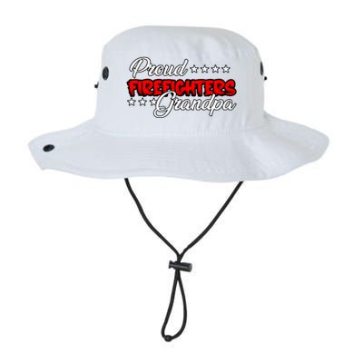 Proud Firefighters Grandpa Great Gift Legacy Cool Fit Booney Bucket Hat