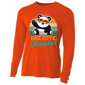 Panda Funny Gift National Panda Day Meaningful Gift Cooling Performance Long Sleeve Crew