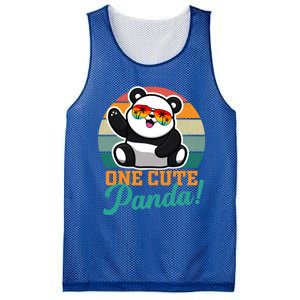 Panda Funny Gift National Panda Day Meaningful Gift Mesh Reversible Basketball Jersey Tank