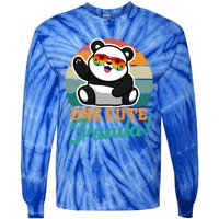 Panda Funny Gift National Panda Day Meaningful Gift Tie-Dye Long Sleeve Shirt