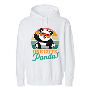 Panda Funny Gift National Panda Day Meaningful Gift Garment-Dyed Fleece Hoodie