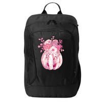 Pastel Floral Halloween Pumpkin Jackolantern City Backpack