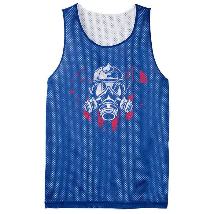 Patriotic Firefighter Heart Symbol Proud Fire Patriot Cute Gift Mesh Reversible Basketball Jersey Tank