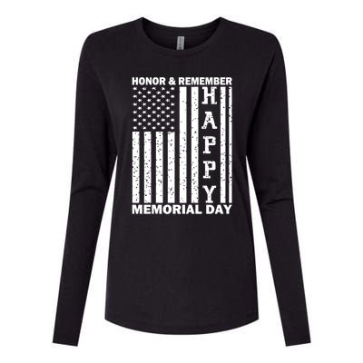 Patriotic Family Honor And Remember Memorial Day Usa Flag Gift Womens Cotton Relaxed Long Sleeve T-Shirt