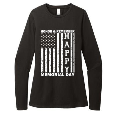 Patriotic Family Honor And Remember Memorial Day Usa Flag Gift Womens CVC Long Sleeve Shirt