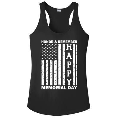 Patriotic Family Honor And Remember Memorial Day Usa Flag Gift Ladies PosiCharge Competitor Racerback Tank