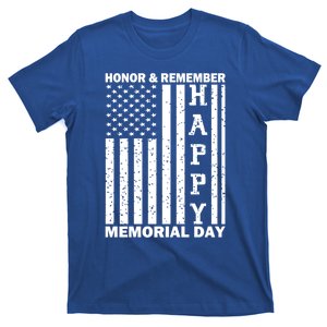 Patriotic Family Honor And Remember Memorial Day Usa Flag Gift T-Shirt