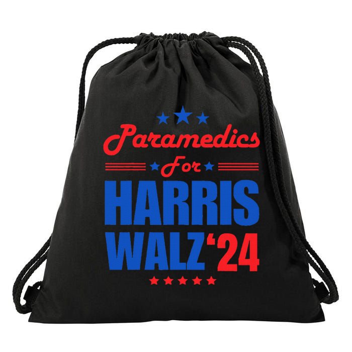 Paramedics For Harris Walz 2024 Presidential Election Kamala Drawstring Bag