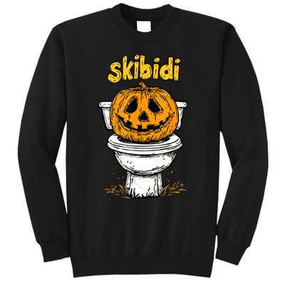 Pumpkin Funny Halloween Toilet Fun Crazy Slang Sweatshirt