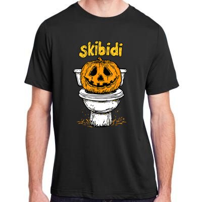 Pumpkin Funny Halloween Toilet Fun Crazy Slang Adult ChromaSoft Performance T-Shirt