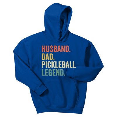 Pickleball Funny Husband Dad Legend Vintage Father's Day Gift Kids Hoodie