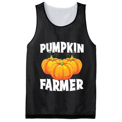 Pumpkin Farmer Halloween Pumpkin Grower Spooky Season Farm Mesh Reversible Basketball Jersey Tank