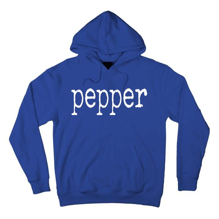 Pepper Funny Halloween Salt & Pepper Couple's Costume Tall Hoodie