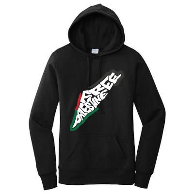 Palestine Flag Human Rights Palestine Freedom Palestine Flag Women's Pullover Hoodie