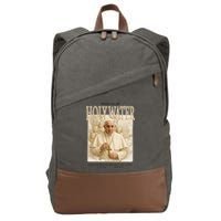 Pray For Holywater Educating Is An Act Of Love Rest In Peace Pope Francis Cotton Canvas Backpack
