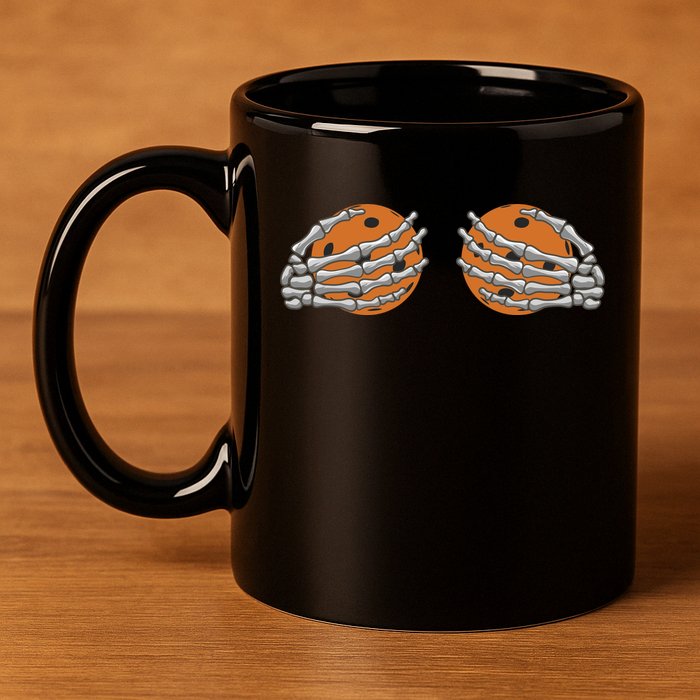 Pickleball Funny Halloween 11oz C Handle Ceramic Mug