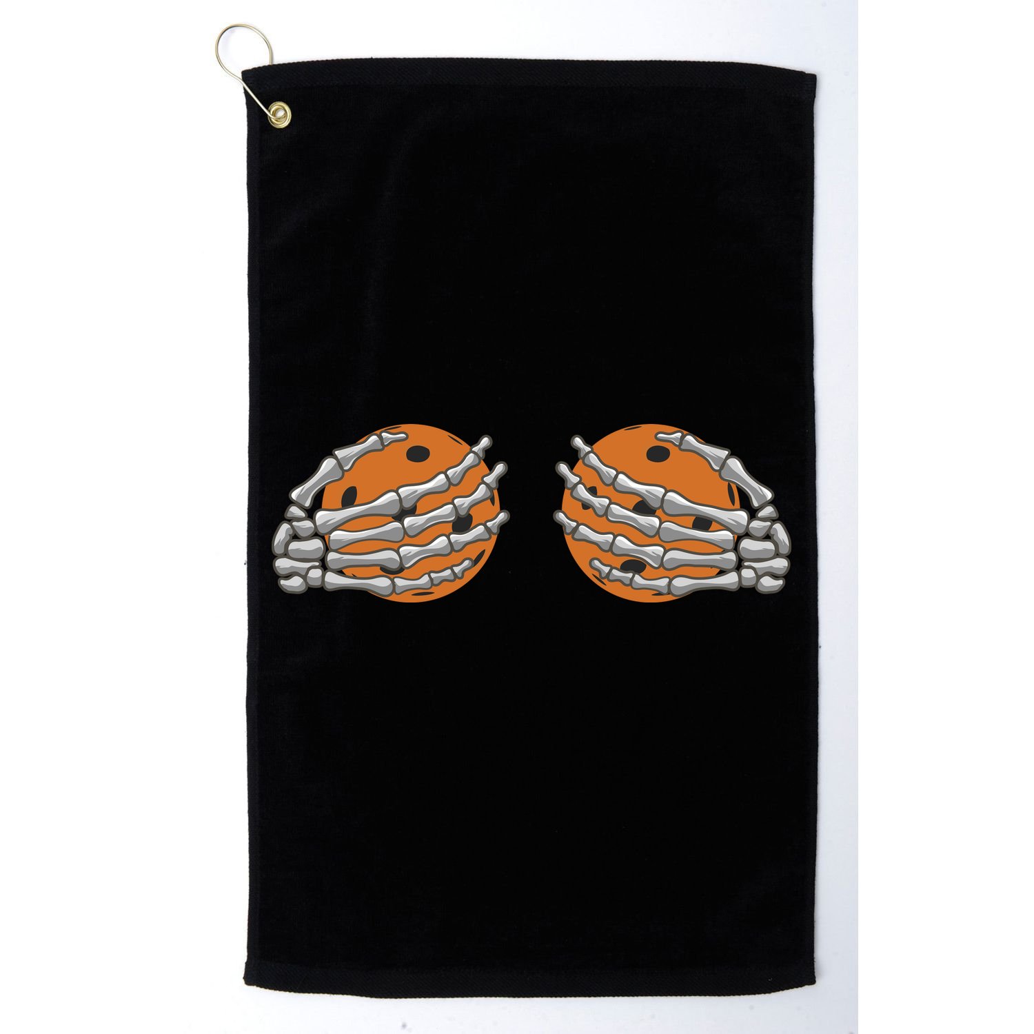 Pickleball Funny Halloween Golf Towel