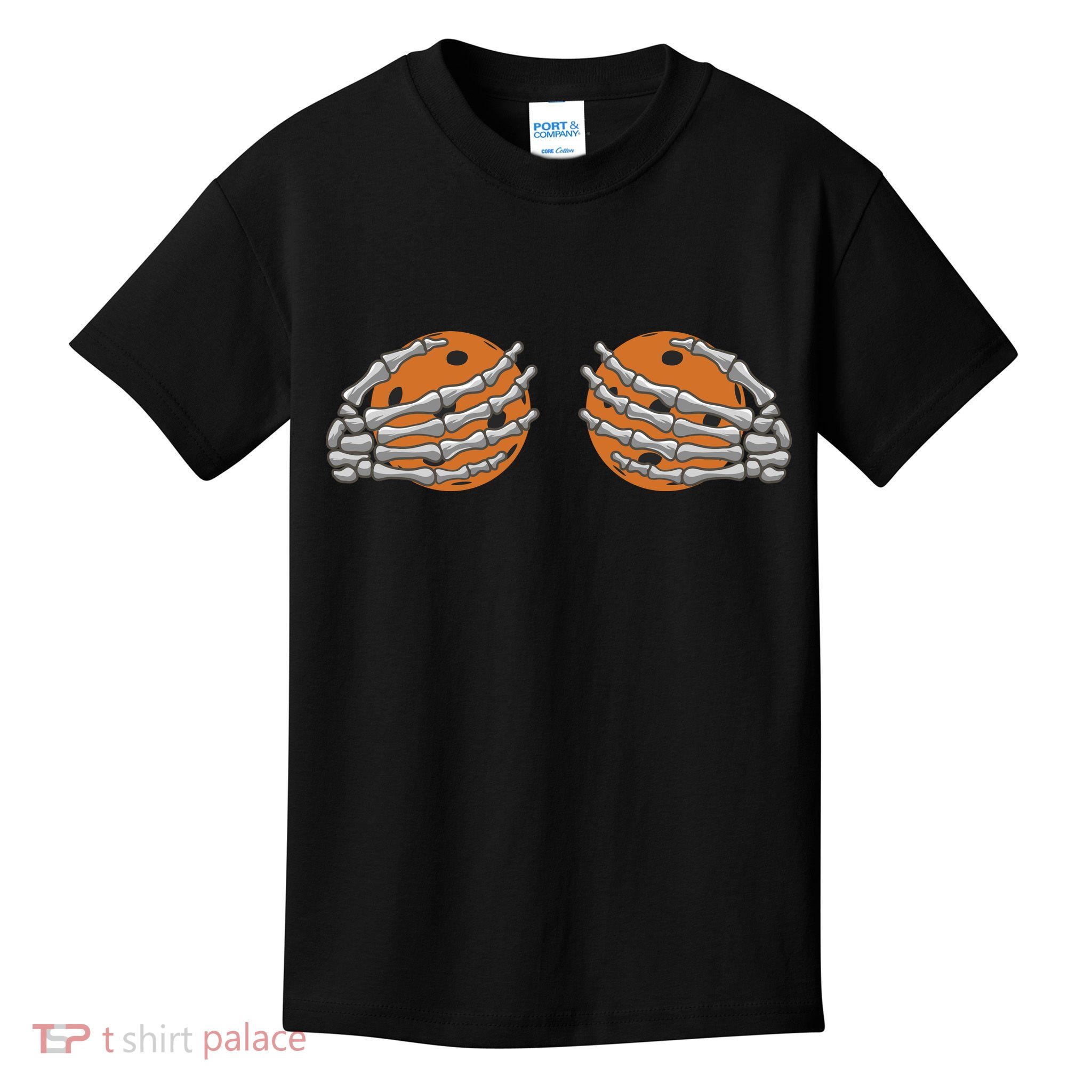 Pickleball Funny Halloween Kids T-Shirt