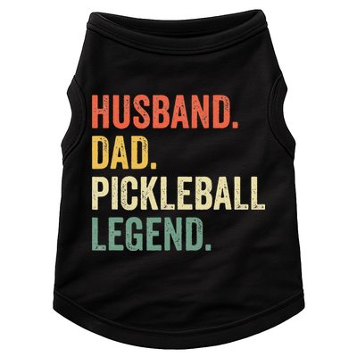 Pickleball Funny Husband Dad Legend Vintage Fathers Day Doggie Tank