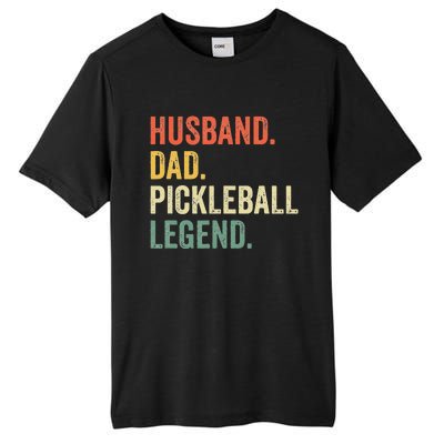 Pickleball Funny Husband Dad Legend Vintage Fathers Day Tall Fusion ChromaSoft Performance T-Shirt