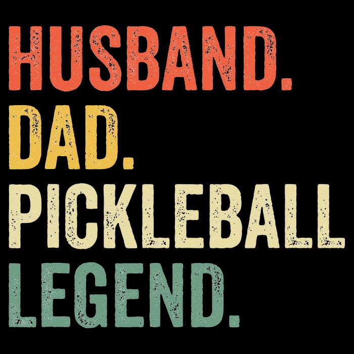 Pickleball Funny Husband Dad Legend Vintage Fathers Day Baby Bodysuit