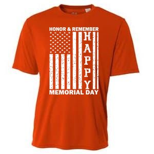 Patriotic Family Honor And Remember Memorial Day Usa Flag Gift Cooling Performance Crew T-Shirt