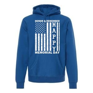 Patriotic Family Honor And Remember Memorial Day Usa Flag Gift Premium Hoodie