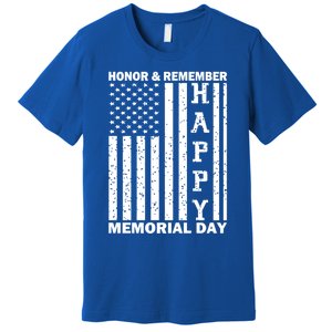 Patriotic Family Honor And Remember Memorial Day Usa Flag Gift Premium T-Shirt