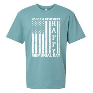 Patriotic Family Honor And Remember Memorial Day Usa Flag Gift Sueded Cloud Jersey T-Shirt