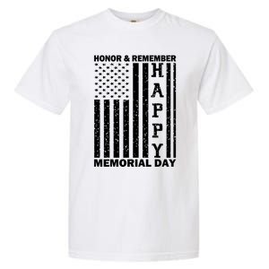 Patriotic Family Honor And Remember Memorial Day Usa Flag Gift Garment-Dyed Heavyweight T-Shirt