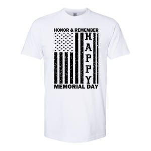 Patriotic Family Honor And Remember Memorial Day Usa Flag Gift Softstyle CVC T-Shirt