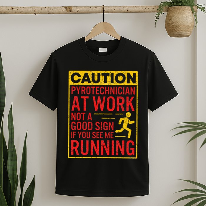 Pyrotechnician Funny Humorous Pyro Technician T-Shirt